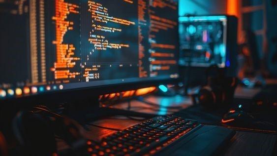 iOS app development workspace